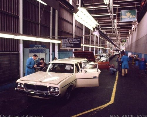 Chrysler assembly line at Tonsley